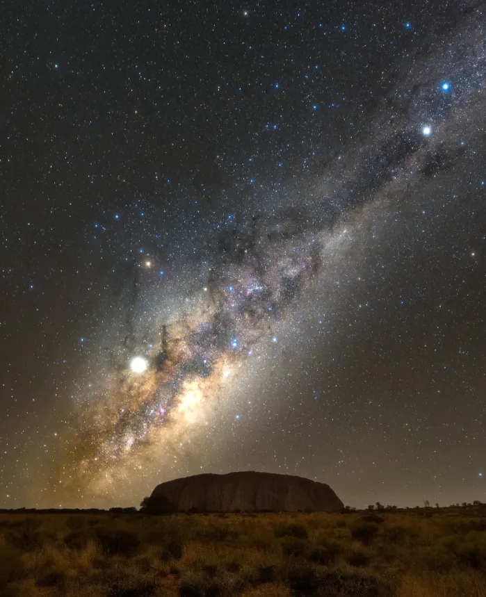 Uluru is good for stargazing